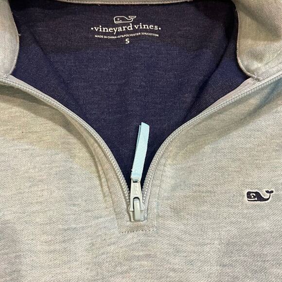 Vineyard Vines Women’s 1/4 Zip Pullover Size Small Mint Green Soft Casual Preppy - Picture 4 of 6